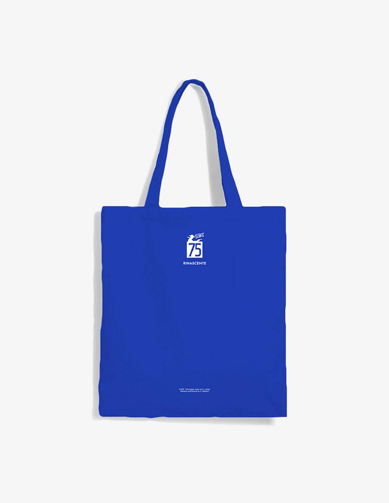 rinascente Tex Willer Shopper Tex Logo 75 Blu Royal