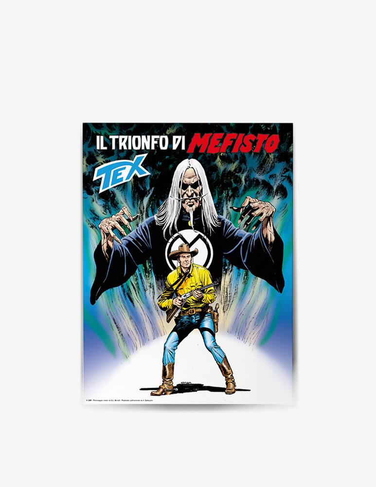 rinascente Tex Willer Poster Il Trionfo Di Mefisto 30X40