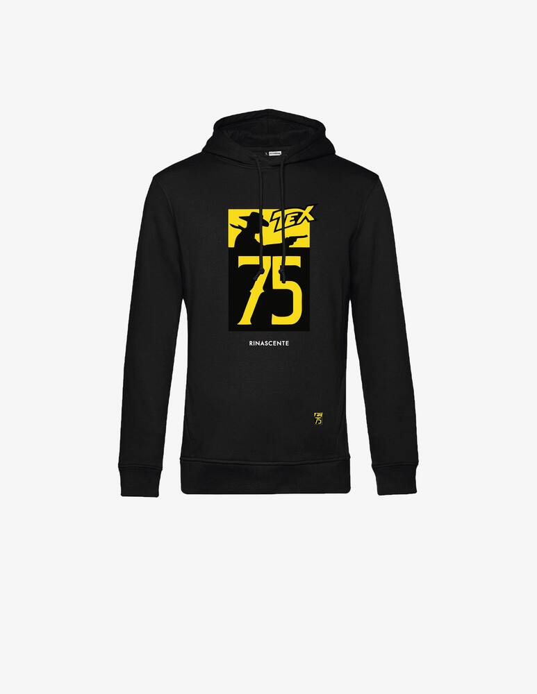 Tex Willer Sweatshirt Cappuccio Tex Logo 75 - picture 1 Tex Willer Sweatshirt Cappuccio Tex Logo 75 - picture 1