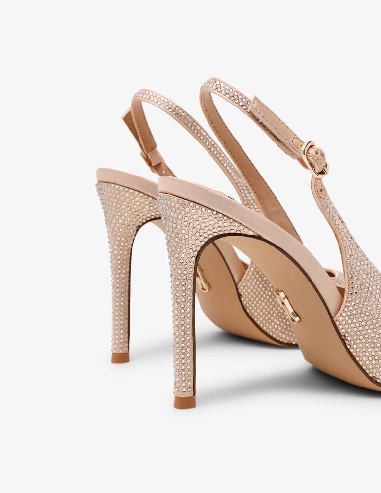 rinascente Steve Madden Crystal slingback heels Tremble