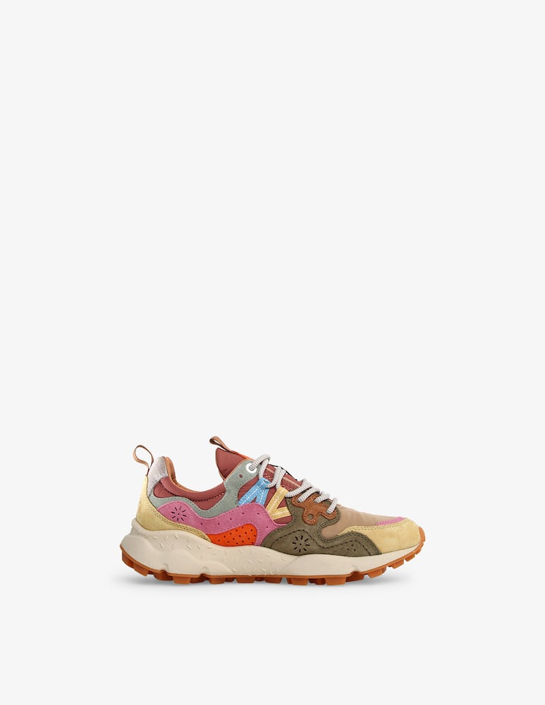 rinascente Flower Mountain Sneakers in suede e nylon Yamano 3