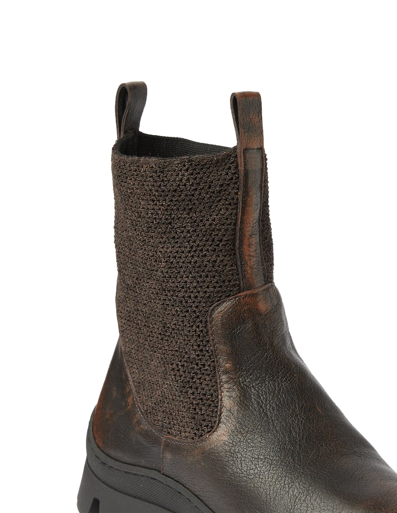 rinascente Henry Beguelin Calfskin leather booties