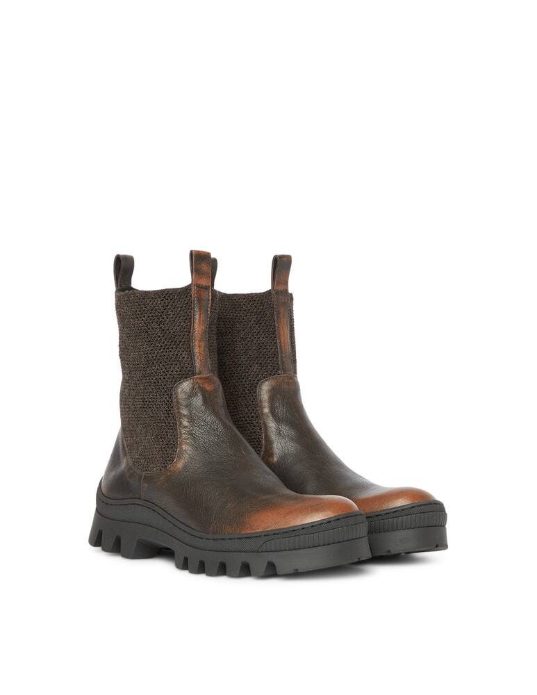 rinascente Henry Beguelin Calfskin leather booties