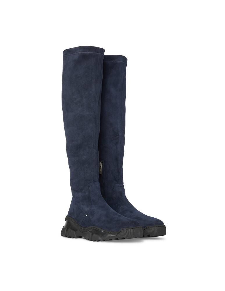 rinascente Henry Beguelin Knee-high stretch leather boots