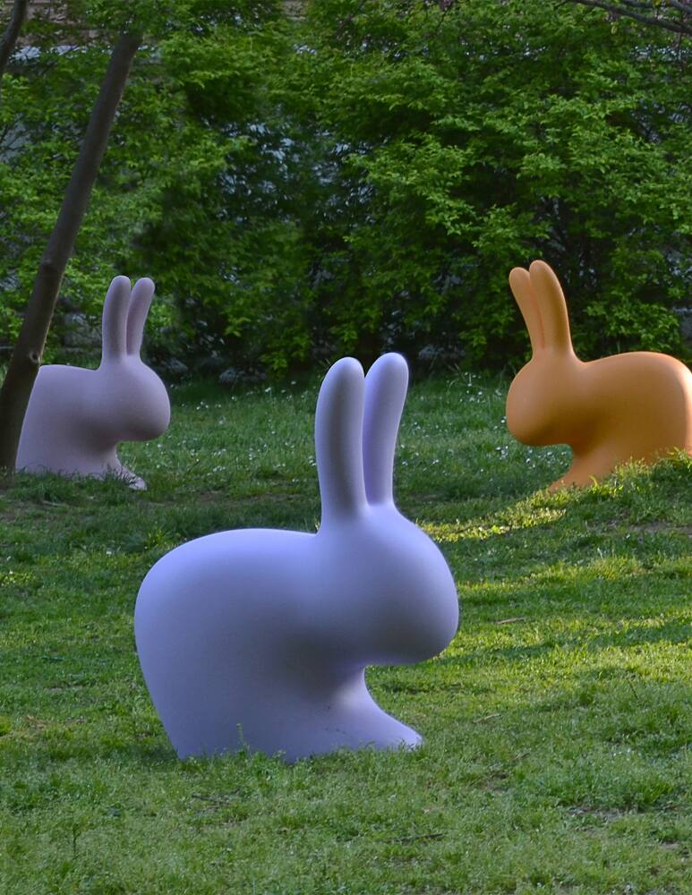 rinascente Qeeboo Rabbit Baby Sedia - Blu