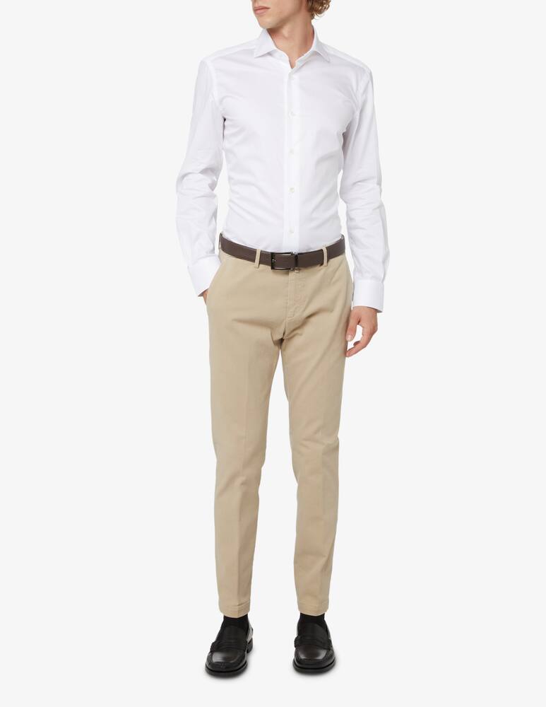 rinascente Mazzarelli Slim twill shirt - White