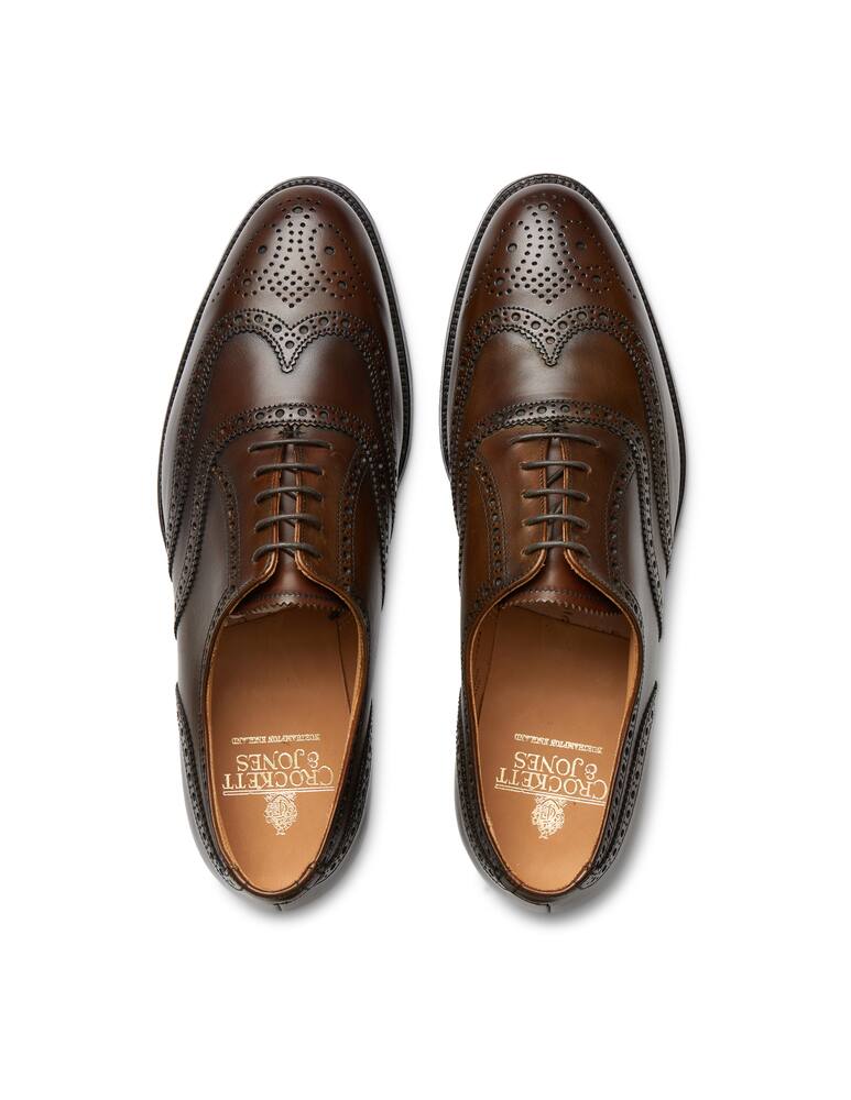 rinascente Crockett & Jones Leather Finsbury brogue with wing tip