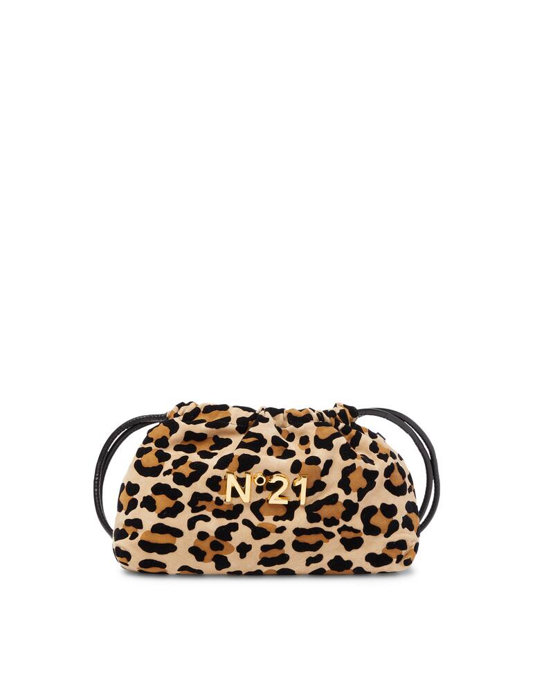 rinascente N°21 Clutch with leopard print Coulisse Eva