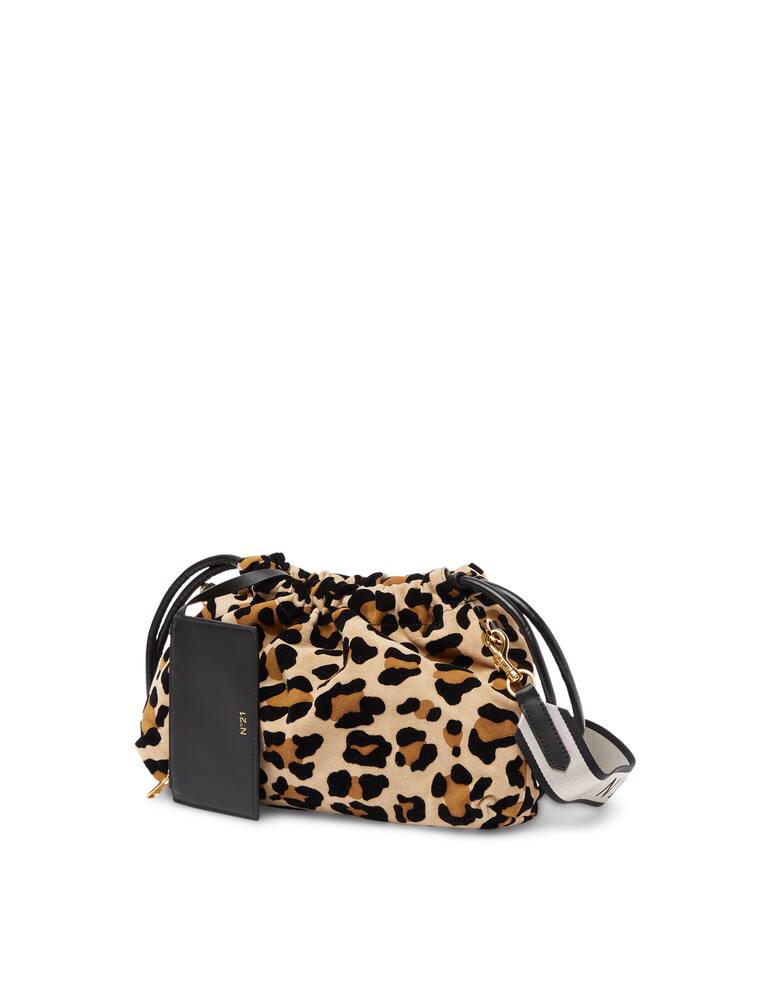 rinascente N°21 Clutch with leopard print Coulisse Eva