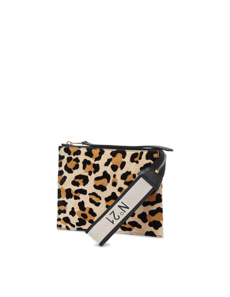rinascente N°21 Pouch con stampa leopardo