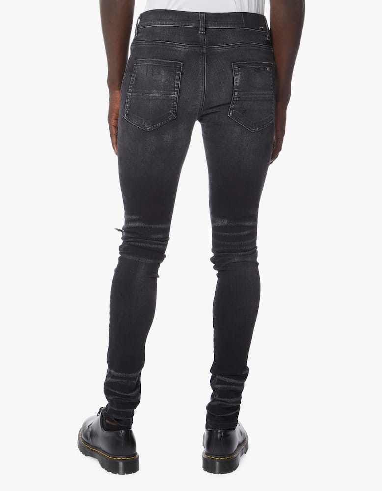 rinascente Amiri Mx1 leather playboy jeans