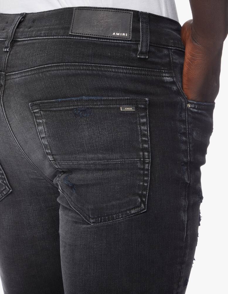 rinascente Amiri Mx1 leather playboy jeans