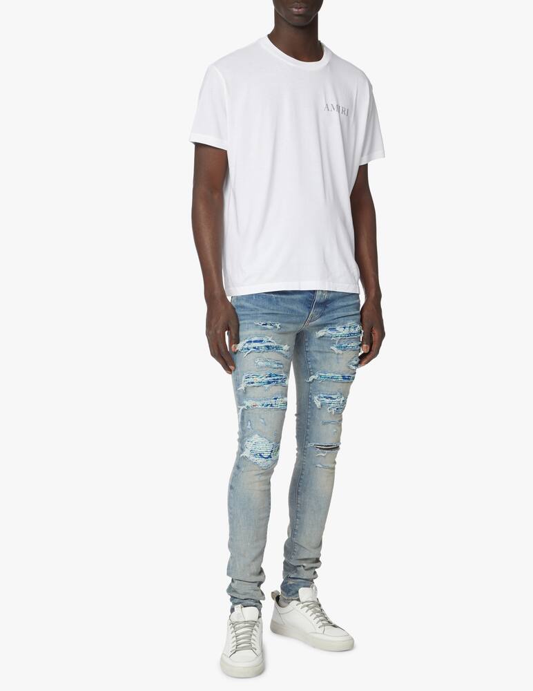 rinascente Amiri Trasher pjiama silk jeans
