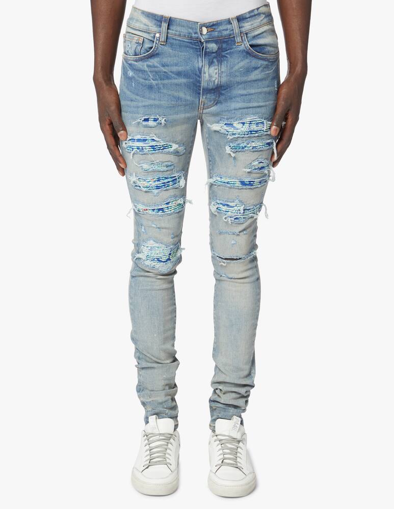 rinascente Amiri Trasher pjiama silk jeans