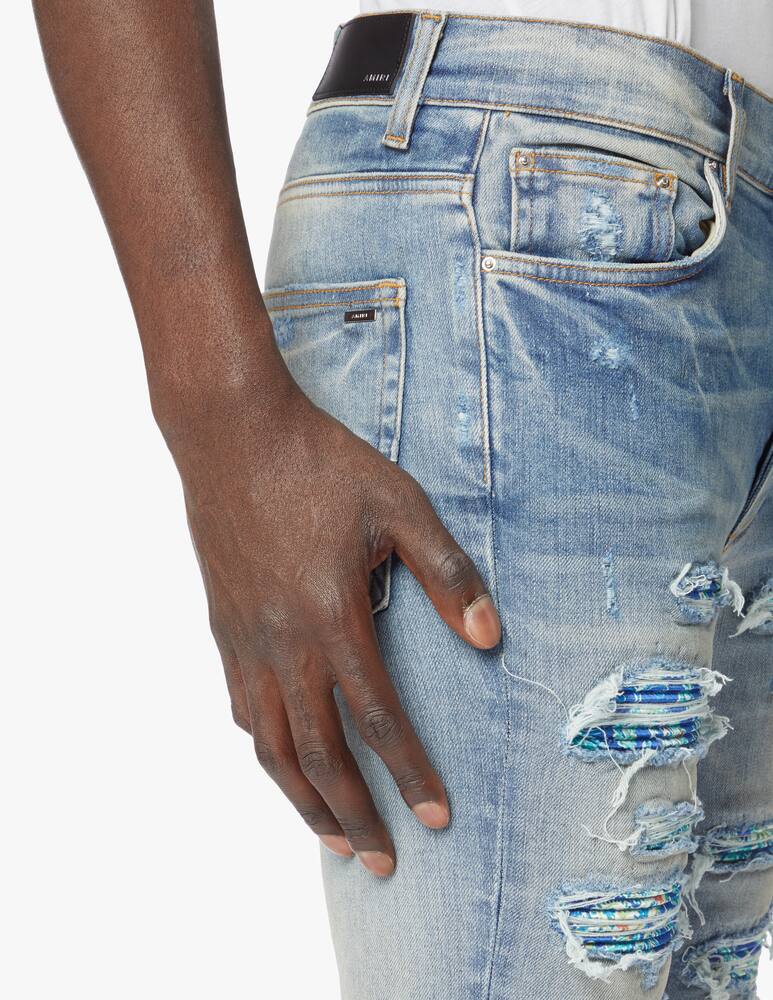 rinascente Amiri Trasher pjiama silk jeans