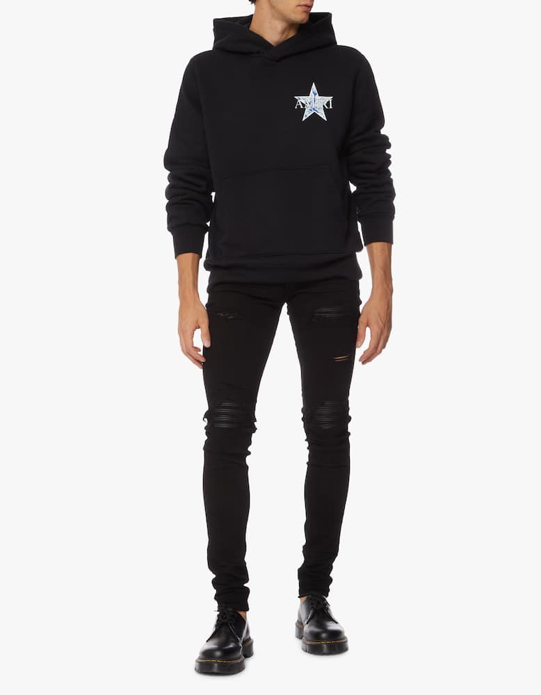 rinascente Amiri Paisley star hoodie