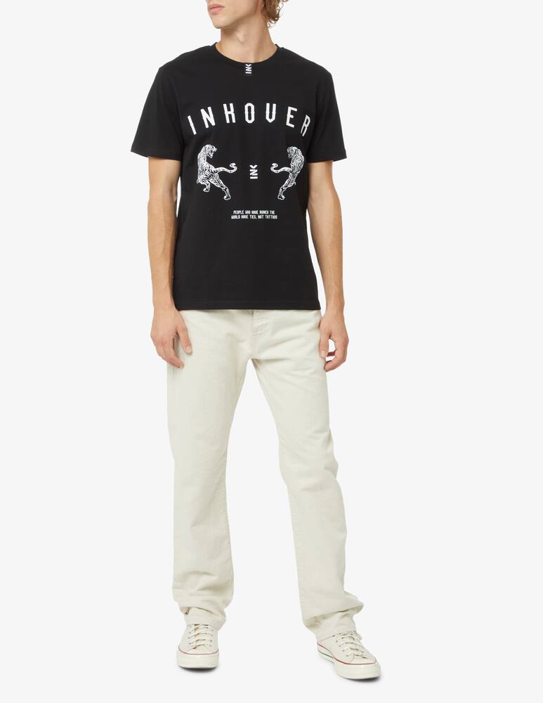 rinascente Inkover Tiger t-shirt - Black