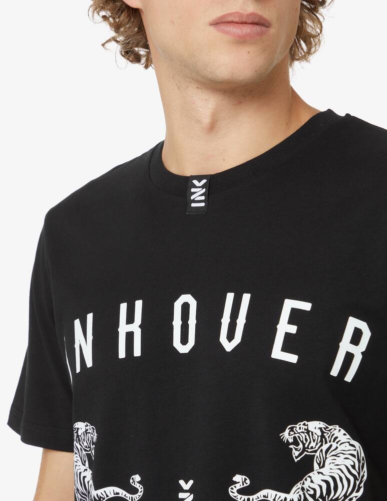 rinascente Inkover Tiger t-shirt - Black
