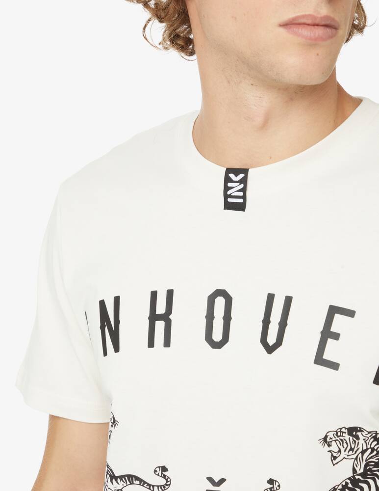 rinascente Inkover Tiger t-shirt - White
