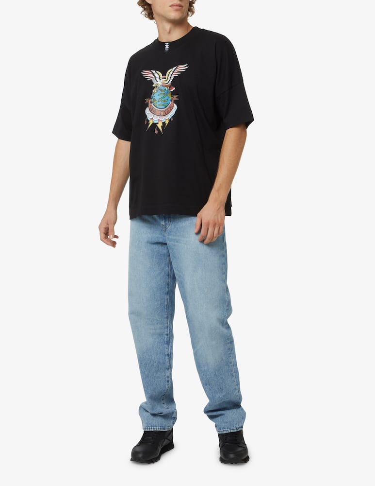 rinascente Inkover Maglietta manica corta eagle over - Nero