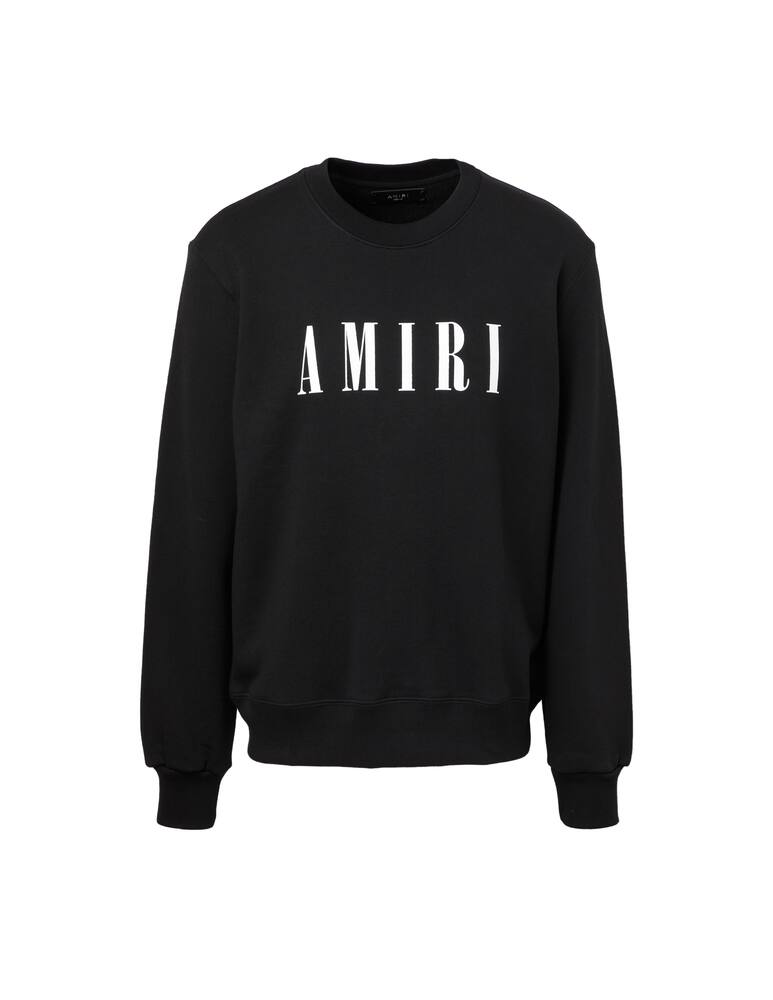 rinascente Amiri Amiri core logo crewneck - black