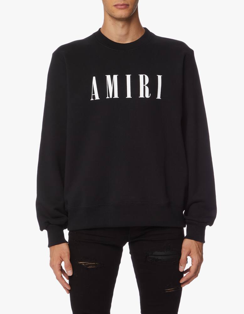 Amiri Amiri core logo crewneck - black - picture 1 Amiri Amiri core logo crewneck - black - picture 1
