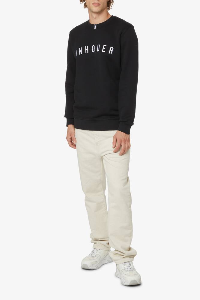 rinascente Inkover Logo embroidery roundneck sweatshirt - Black