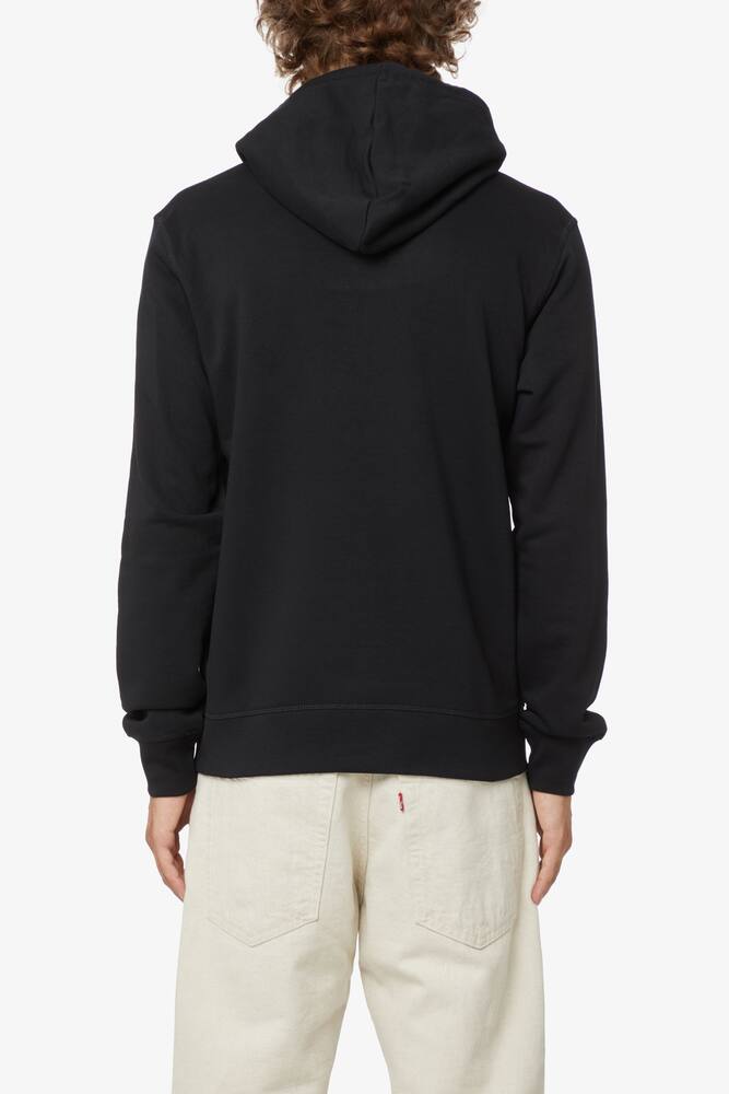 rinascente Inkover Felpa con cappuccio pugnale rosa ricamo - Nero