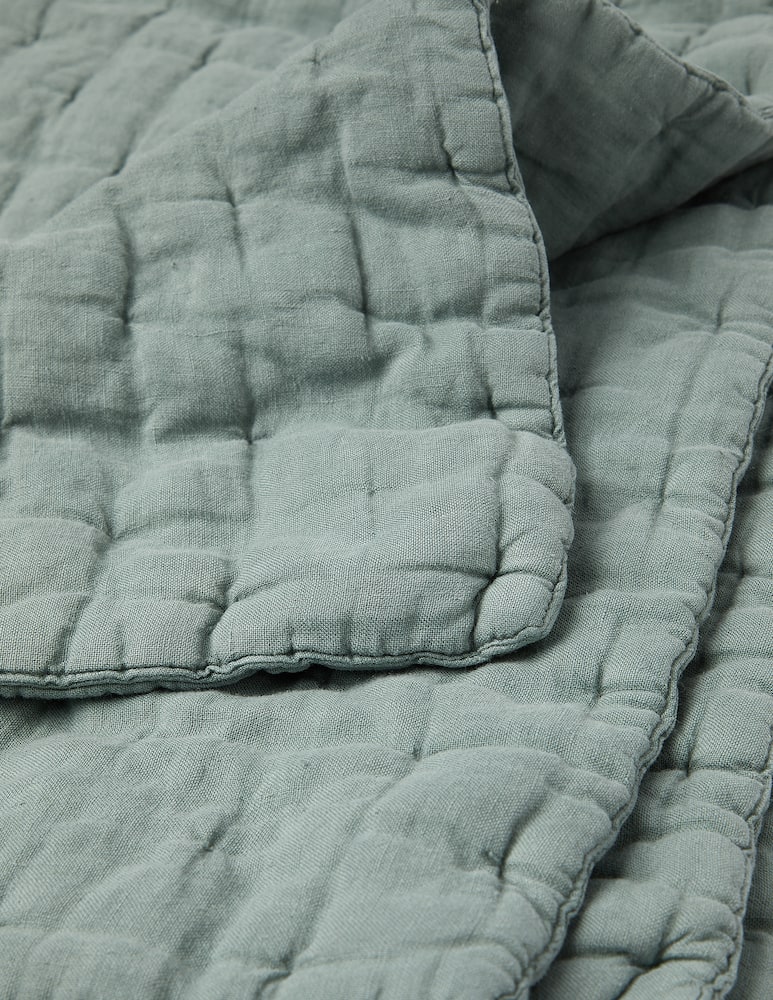 rinascente Once Milano Coperta in Lino Ondulato