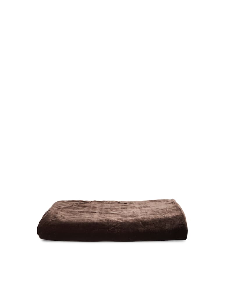 rinascente Once Milano Velvet and Linen Blanket