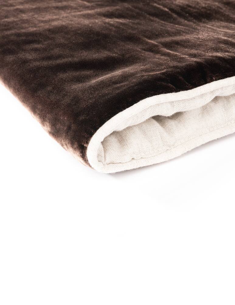 rinascente Once Milano Velvet and Linen Blanket