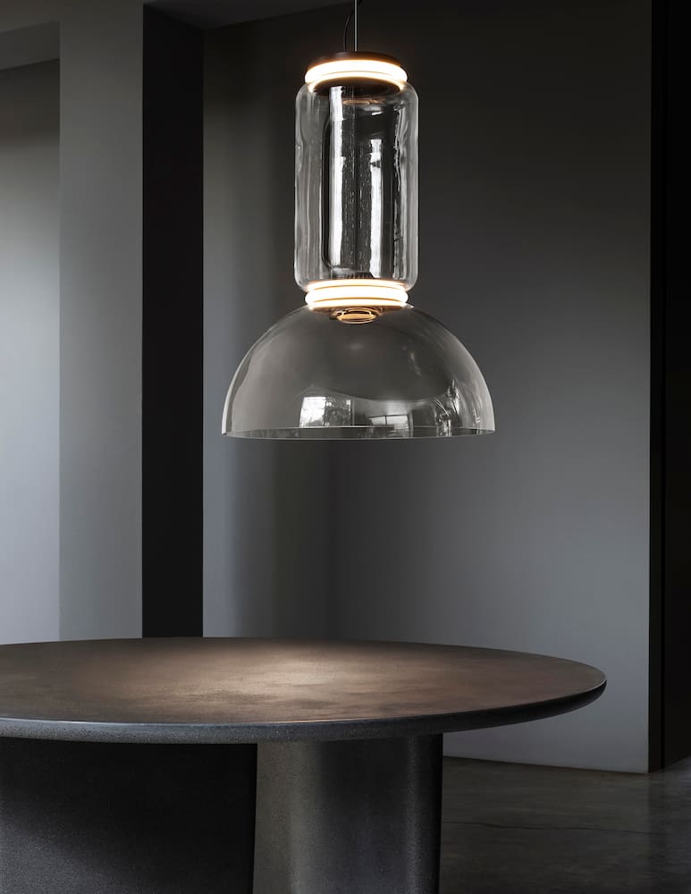 Flos Lampada a sospensione Noctambule S1 Low Cylinder and Bowl - immagine 2 Flos Lampada a sospensione Noctambule S1 Low Cylinder and Bowl - immagine 2