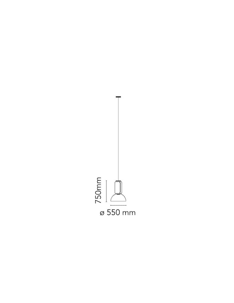 Flos Lampada a sospensione Noctambule S1 Low Cylinder and Bowl - immagine 3 Flos Lampada a sospensione Noctambule S1 Low Cylinder and Bowl - immagine 3