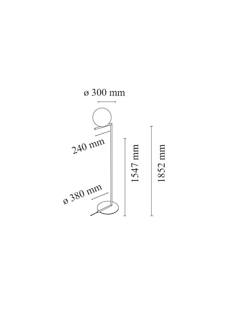 Flos Lampada da pavimento IC Lights F2 - immagine 3