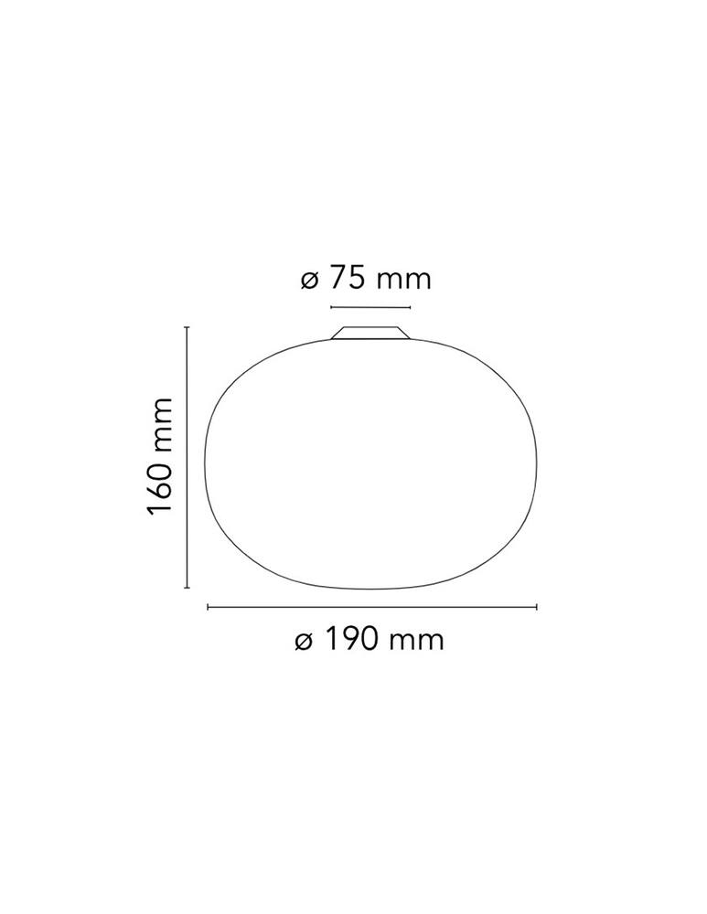 rinascente Flos Glo-Ball C/W Zero Lampada da Soffitto / Parete