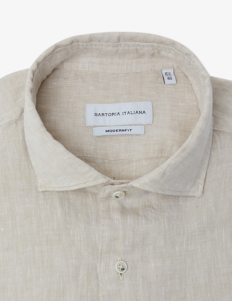 rinascente Sartoria Italiana Modern linen shirt