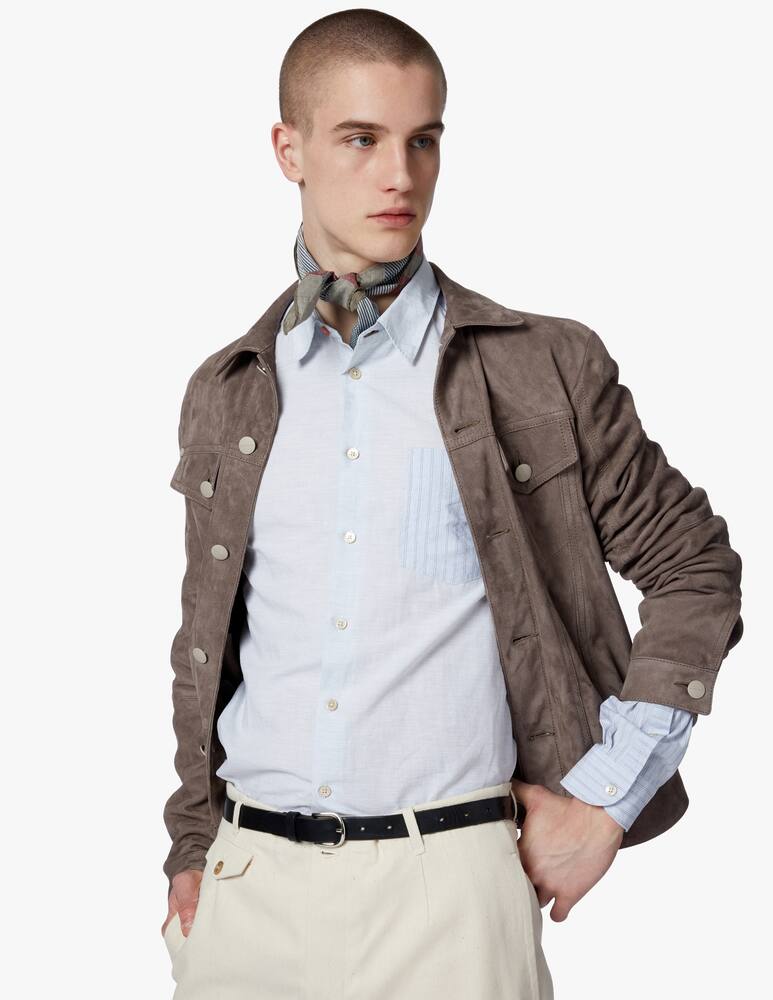 rinascente Jacob Cohen Giacca trucker manica lunga in pelle 