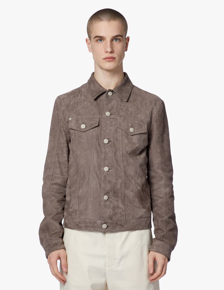 rinascente Jacob Cohen Giacca trucker manica lunga in pelle 