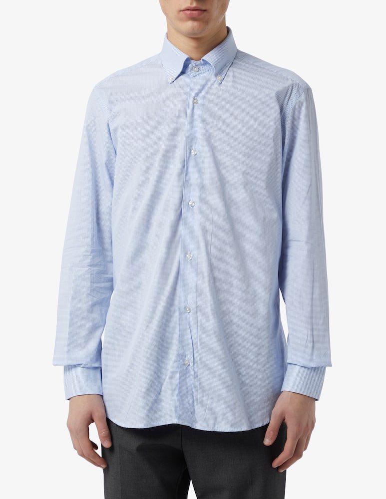 Sartoria Italiana Camicia micro quadro - immagine 1 Sartoria Italiana Camicia micro quadro - immagine 1