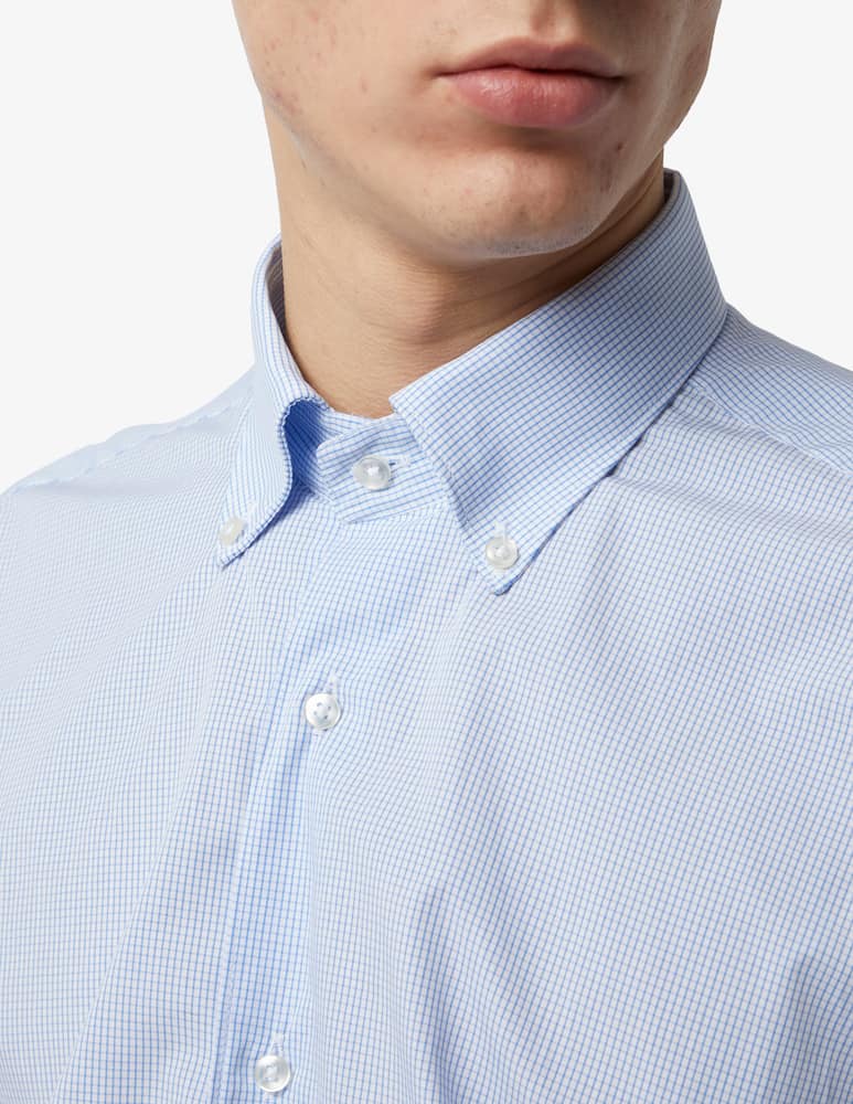 Sartoria Italiana Camicia micro quadro - immagine 4 Sartoria Italiana Camicia micro quadro - immagine 4
