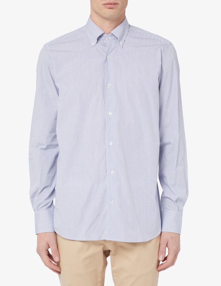 Sartoria Italiana Camicia micro quadro - immagine 1 Sartoria Italiana Camicia micro quadro - immagine 1
