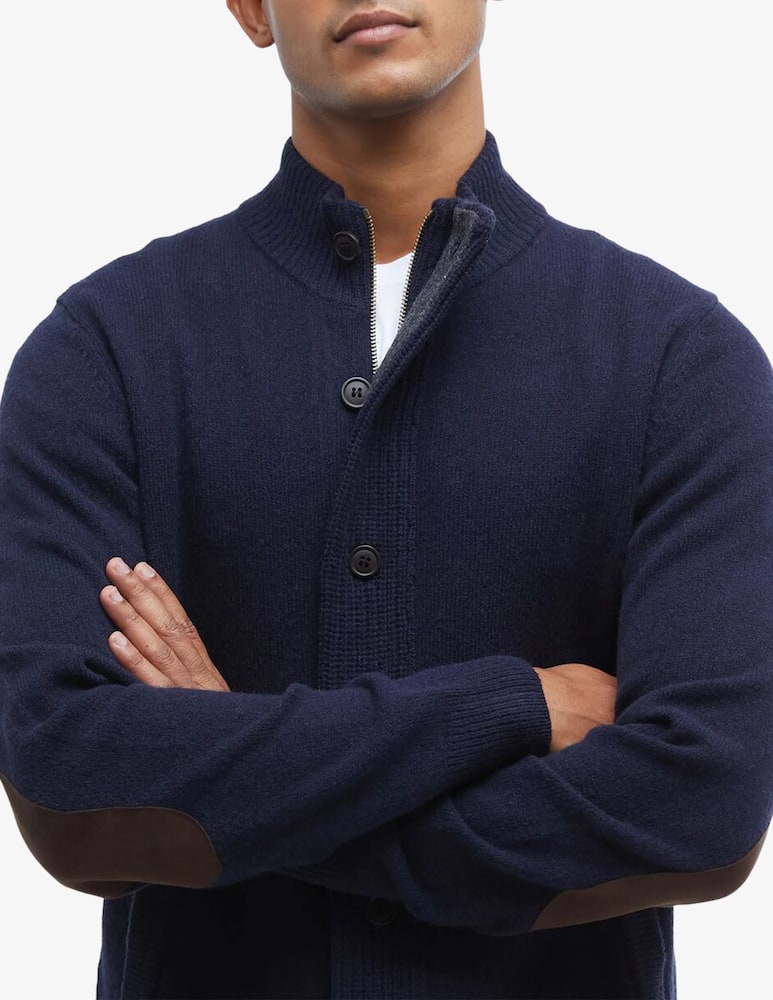 rinascente Barbour Cardigan in lana con zip e bottoni