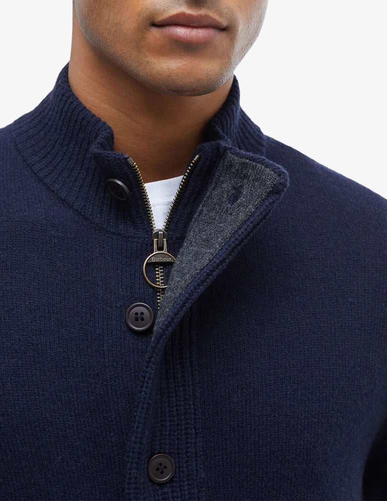 rinascente Barbour Cardigan in lana con zip e bottoni