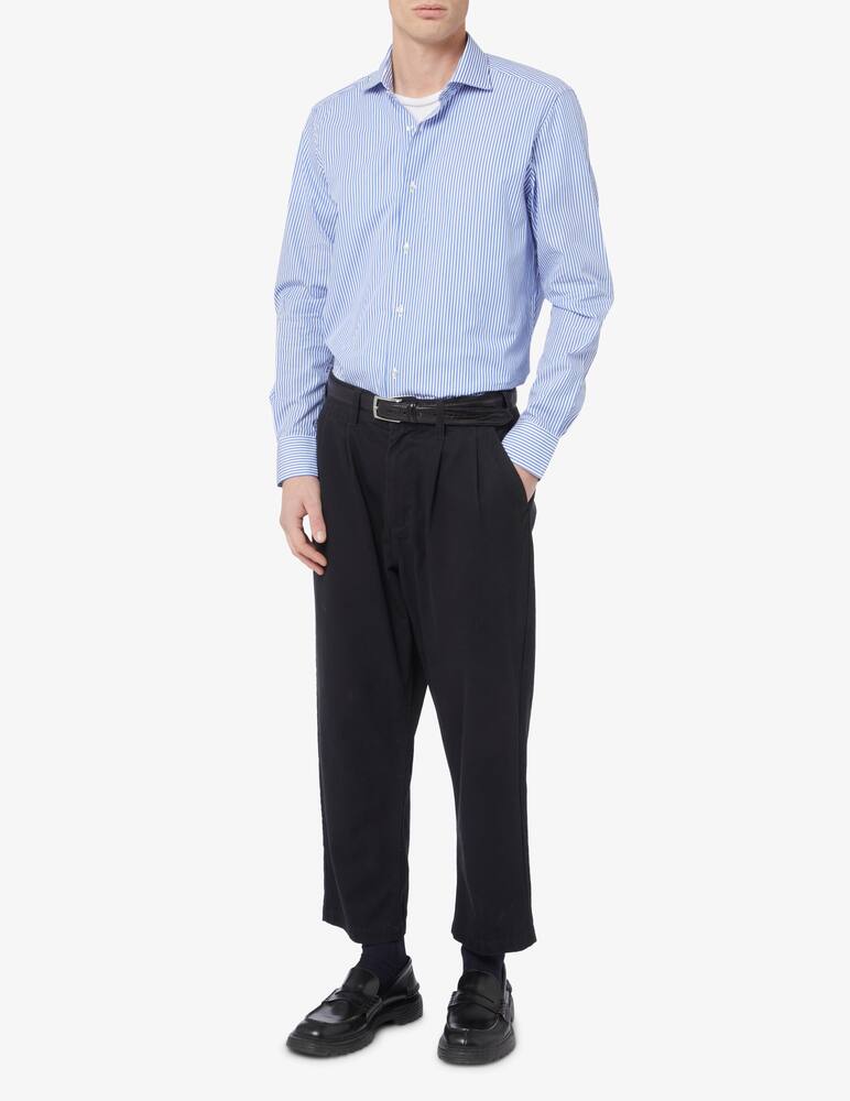 rinascente Sartoria Italiana Shirt stripe french neck