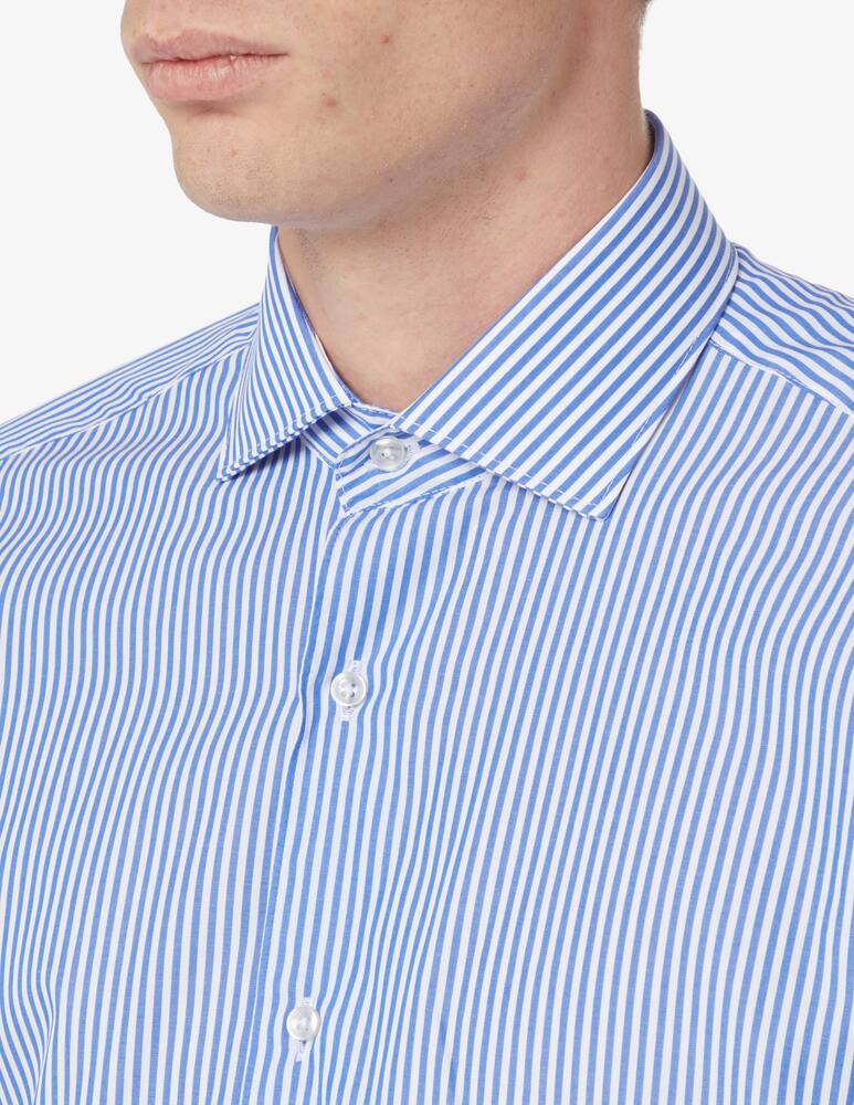 rinascente Sartoria Italiana Shirt stripe french neck