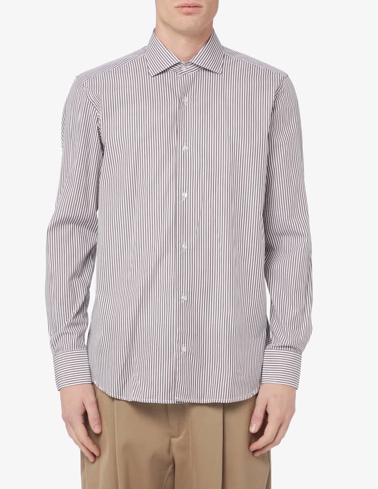Sartoria Italiana Camicia bastoncino regular fit collo francese - immagine 1 Sartoria Italiana Camicia bastoncino regular fit collo francese - immagine 1