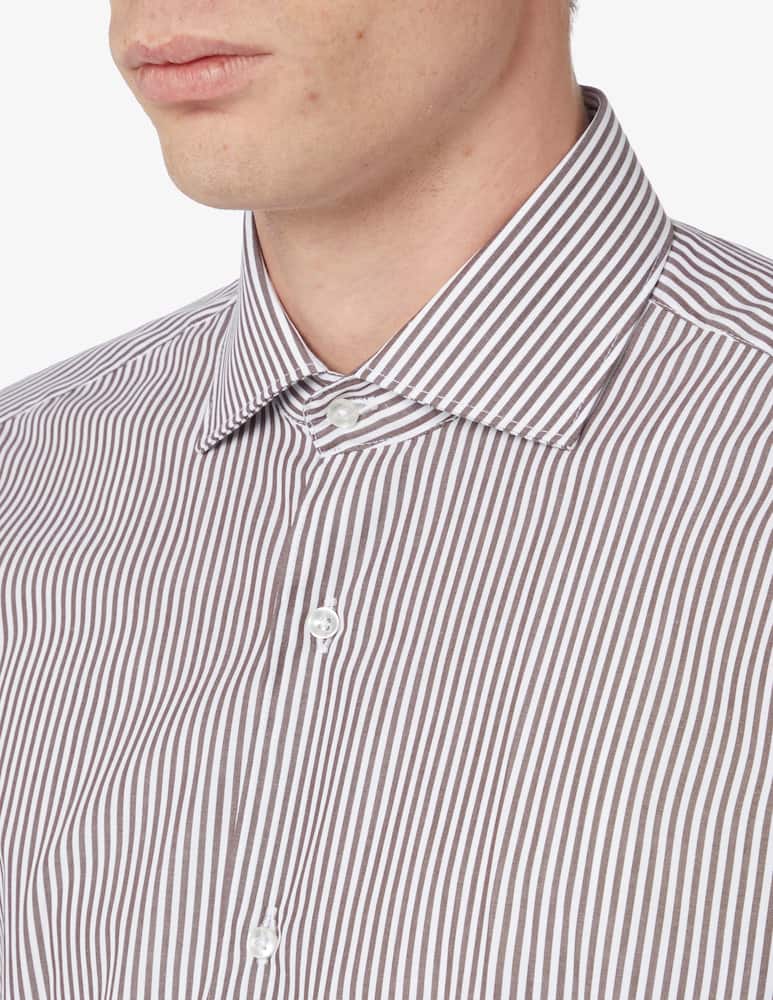 Sartoria Italiana Camicia bastoncino regular fit collo francese - immagine 4 Sartoria Italiana Camicia bastoncino regular fit collo francese - immagine 4