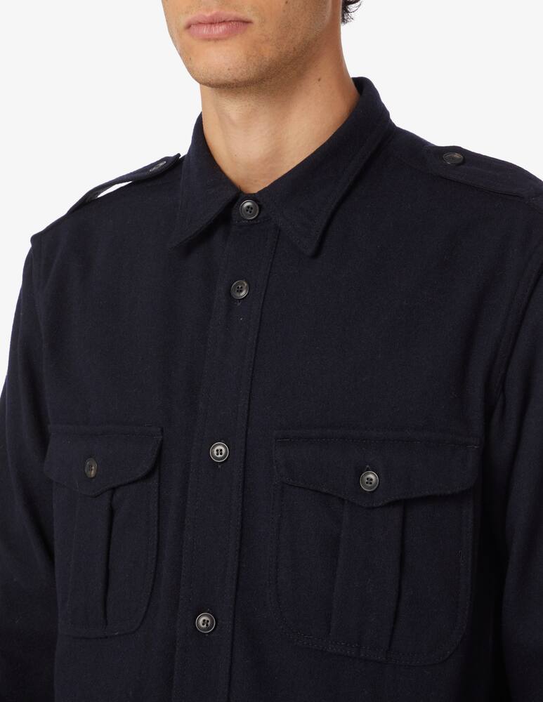 rinascente East Harbour Overshirt - Blue