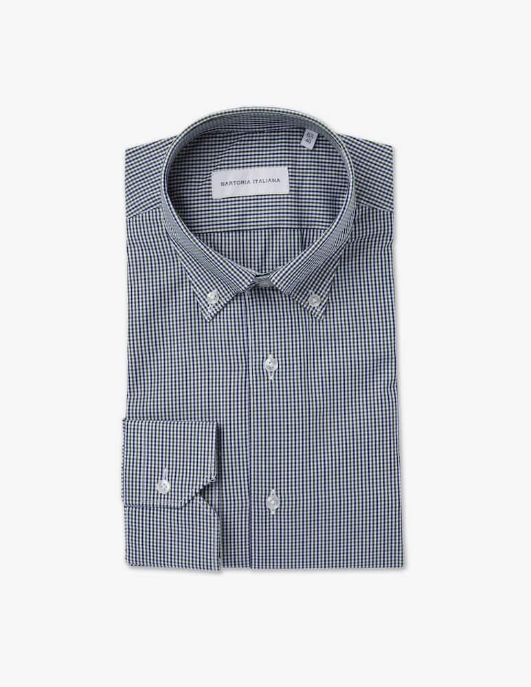 Sartoria Italiana Camicia quadro bicolore - immagine 1 Sartoria Italiana Camicia quadro bicolore - immagine 1