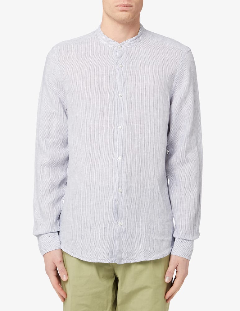 Sartoria Italiana Camicia guru rigato slim - immagine 1 Sartoria Italiana Camicia guru rigato slim - immagine 1